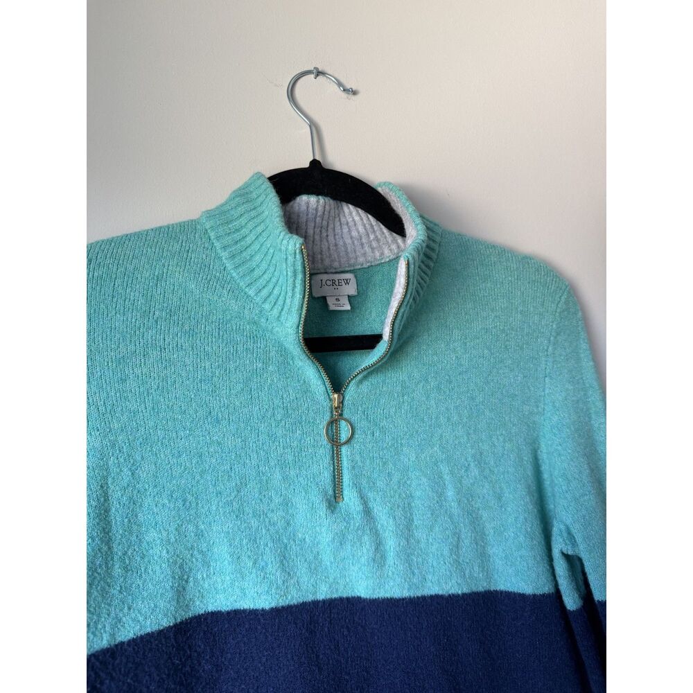 J.Crew Colorblock Quarterzip - Picture 3 of 7